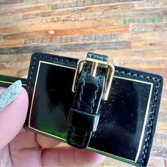 Dolce & Gabbana Black Leather Book Purse Charm - Picture 5 of 8